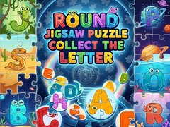 Hra Round Jigsaw Puzzle - Collect the Letter