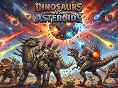 Hra Dinosaurs vs Asteroids