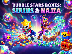 Hra Bubble Stars boxes: Sirius & Najia