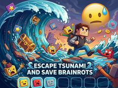 Hra Escape Tsunami and Save Brainrots