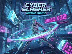 Hra Cyber Slasher: Neon Hack