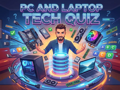 Hra PC and Laptop Tech Quiz