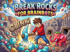 Hra Break Rocks For Brainrots