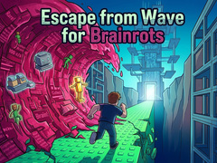 Hra Escape from Wave for Brainrots