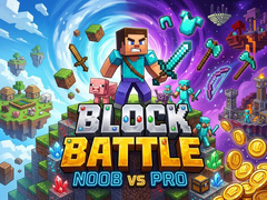 Hra Block Battle - Noob vs Pro
