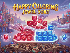Hra Happy Coloring Jewel Sort