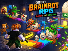 Hra Obby: Brainrot RPG Slasher & Loot Adventure