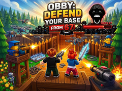 Hra Obby: Defend your base from 67