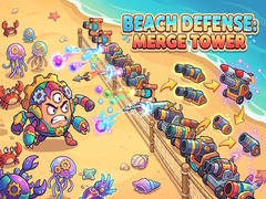 Hra Beach Defense: Merge Tower