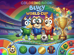 Hra Coloring Book: Bluey World Cup