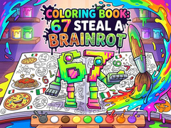 Hra Coloring Book: 67 Steal A Brainrot