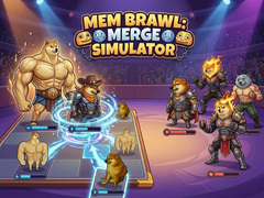 Hra Mem Brawl: Merge Simulator