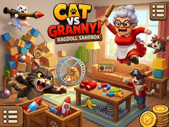 Hra Cat Vs Granny! Ragdoll Sandbox