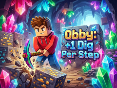 Hra Obby: +1 Dig Per Step