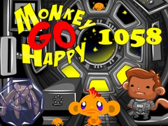 Hra Monkey Go Happy Stage 1058