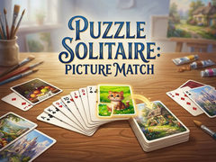 Hra Puzzle Solitaire Picture Match