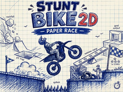 Hra Stunt Bike 2D Paper Race