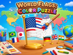 Hra World Flags: Color Puzzle