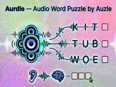 Hra Aurdle — Audio Word Puzzle by Auzle