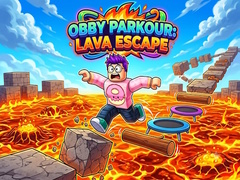 Hra Obby Parkour: Lava Escape