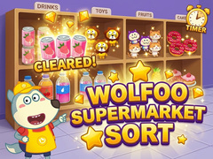 Hra Wolfoo Supermarket Sort