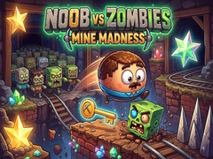 Hra Noob vs Zombies: Mine Madness
