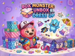 Hra Box Monster: Unbox & Dress Up