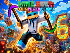 Hra Mine Obby: +1 Dig Power per Hit