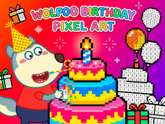 Hra Wolfoo Birthday Pixel Art