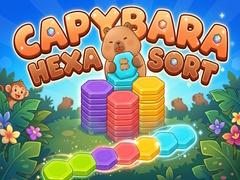 Hra Capybara Hexa Sort