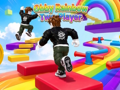 Hra Obby Rainbow Parkour Two Player