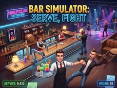 Hra Bar Simulator: Serve, Fight