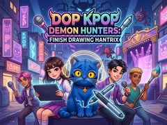 Hra DOP KPop Demon Hunters: Finish Drawing Hantrix