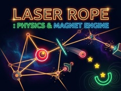 Hra Laser Rope : Physics & Magnet Engine