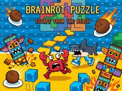Hra Brainrot Puzzle: Escape from the Beach