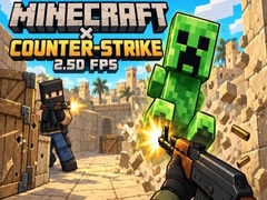 Hra Minecraft Counter Strike: 2.5D FPS