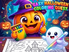 Hra Easy Halloween Coloring Quest