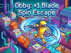 Hra Obby: +1 Blade Spin Escape
