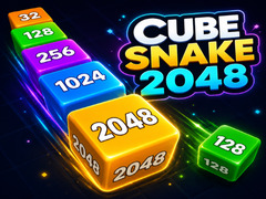 Hra Cube Snake 2048