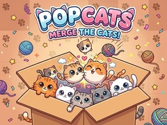 Hra PopCats: Merge the cats!