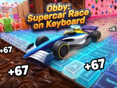 Hra Obby: Supercar Race on Keyboard