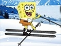 Hra Sponge Bob skiing