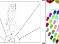 Hra Kristin Davis Online Coloring Game