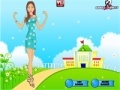 Hra Wonderful Spring Girl Dress Up