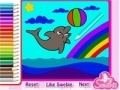 Hra Cute Dolphin Coloring