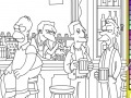 Hra Simpson Online Coloring Game