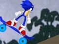 Hra Sonic on the skateboard