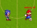 Hra Mario Vs Sonic Football