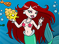 Hra Mermaid Aquarium Coloring