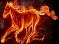 Hra Flame horse puzzle
